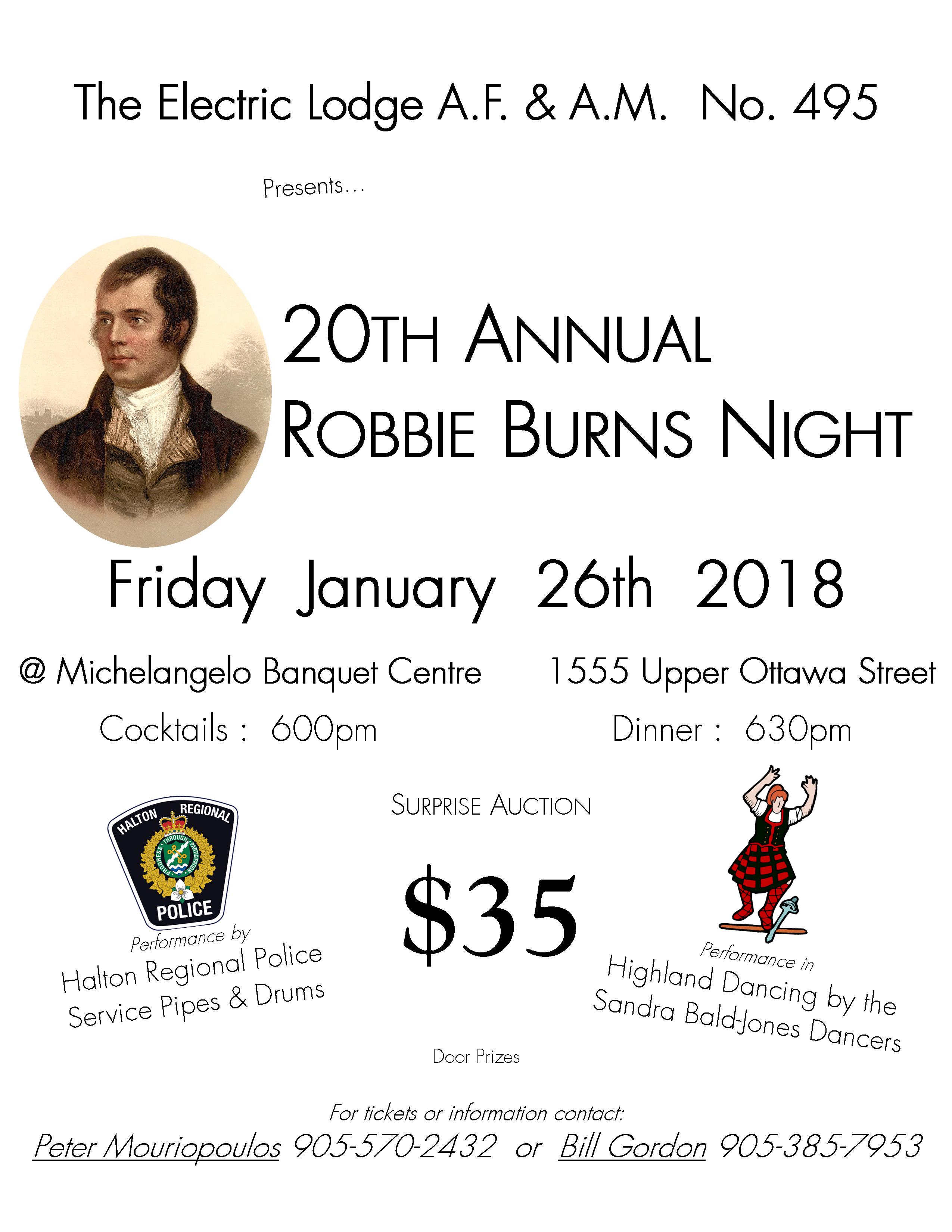 Robbie Burns 2018